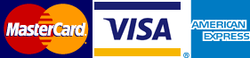 We accept Mastercard, Visa & American Express Payments